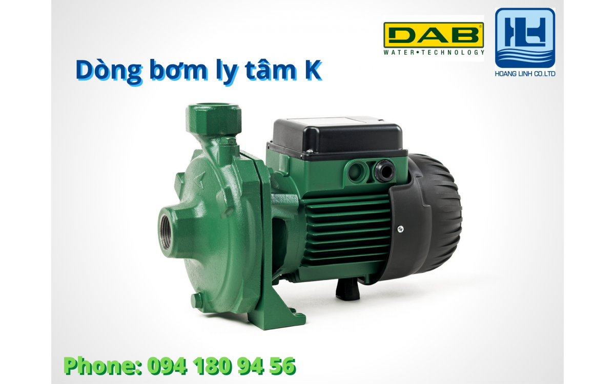 Bơm K – dòng bơm căn bản của DAB